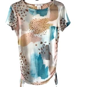 Y2K Vintage Mesh Miley + molly Going Out top